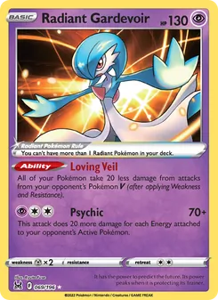 Kaart Radiant Gardevoir