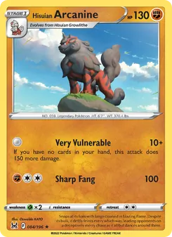 Kaart Hisuian Arcanine