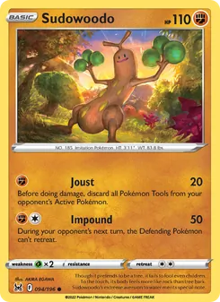 Kaart Sudowoodo