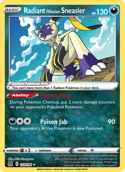 Kaart Radiant Hisuian Sneasler