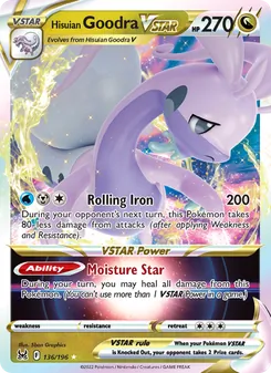 Kaart Hisuian Goodra VSTAR