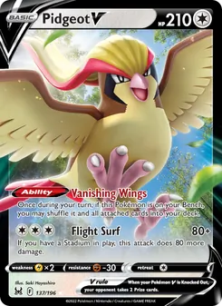 Kaart Pidgeot V