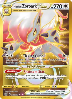 Kaart Hisuian Zoroark VSTAR