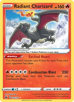 Kaart Radiant Charizard