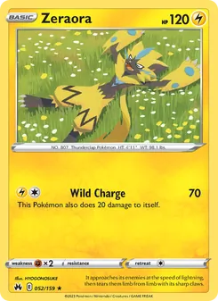 Kaart Zeraora