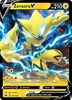 Kaart Zeraora V