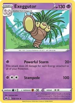 Kaart Exeggutor