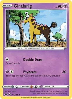 Kaart Girafarig
