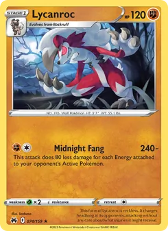 Kaart Lycanroc