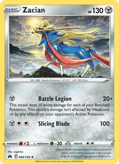 Kaart Zacian
