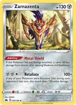 Kaart Zamazenta