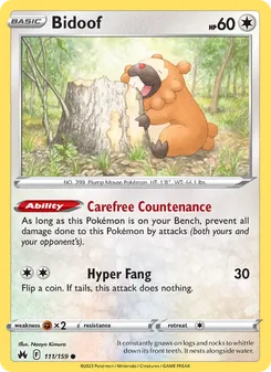 Kaart Bidoof