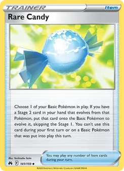 Kaart Rare Candy