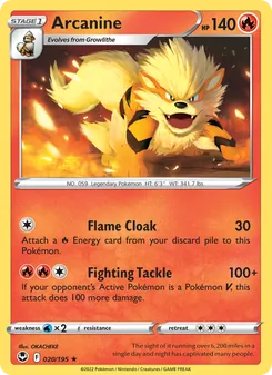 Kaart Arcanine
