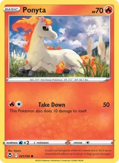 Kaart Ponyta