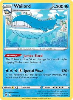 Kaart Wailord