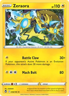 Kaart Zeraora