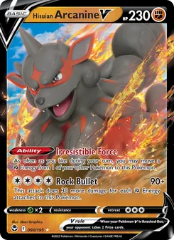 Kaart Hisuian Arcanine V