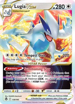 Kaart Lugia VSTAR