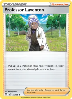 Kaart Professor Laventon