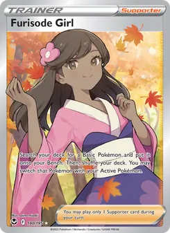 Kaart Furisode Girl