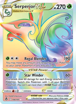 Kaart Serperior VSTAR