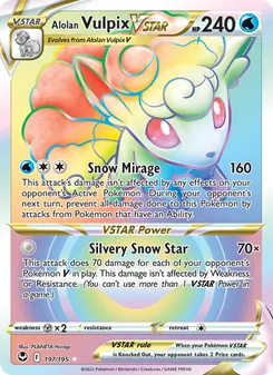 Kaart Alolan Vulpix VSTAR