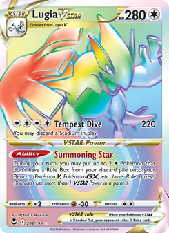 Kaart Lugia VSTAR