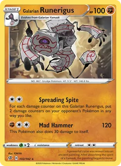 Kaart Galarian Runerigus