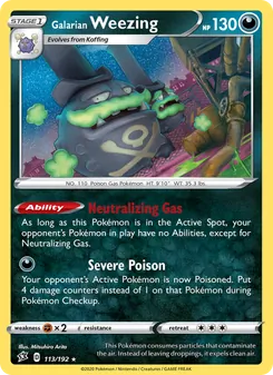 Kaart Galarian Weezing