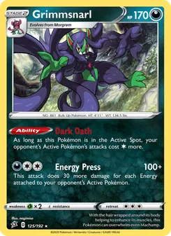 Kaart Grimmsnarl