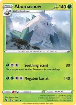 Kaart Abomasnow