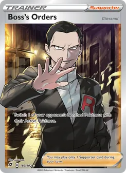 Kaart Boss's Orders (Giovanni)