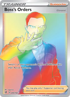 Kaart Boss's Orders (Giovanni)
