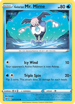 Kaart Galarian Mr. Mime