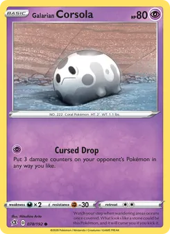 Kaart Galarian Corsola