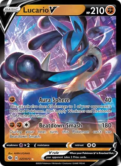 Kaart Lucario V