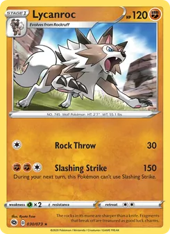 Kaart Lycanroc