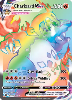 Kaart Charizard VMAX