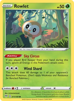 Kaart Rowlet
