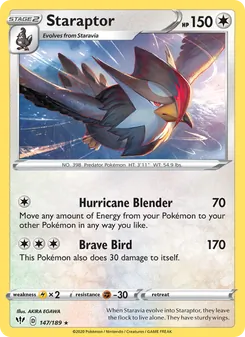 Kaart Staraptor