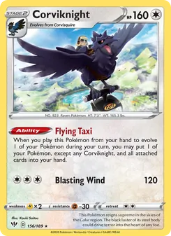 Kaart Corviknight