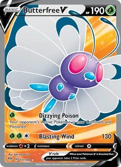 Kaart Butterfree V