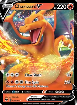 Kaart Charizard V