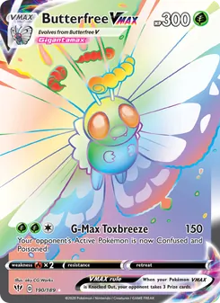 Kaart Butterfree VMAX
