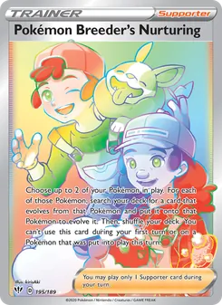 Kaart Pokémon Breeder's Nurturing