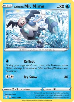 Kaart Galarian Mr. Mime