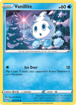 Kaart Vanillite