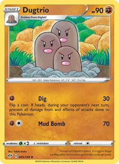 Kaart Dugtrio