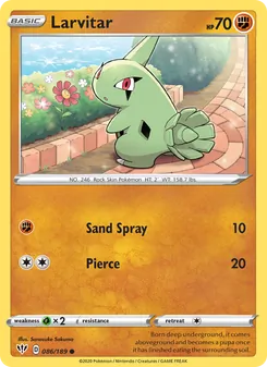 Kaart Larvitar